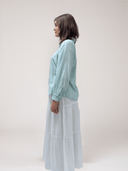 D'ascoli Top Gladys Blouse in Blue