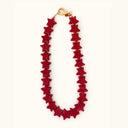 Large Star Necklace in Red