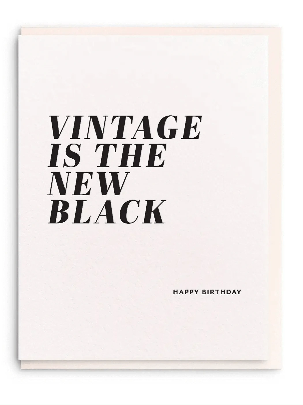 Dahlia Press Card Vintage | Birthday Greeting Card