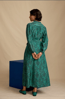 Daydress Dress Blanche Dress in Emerald Silk