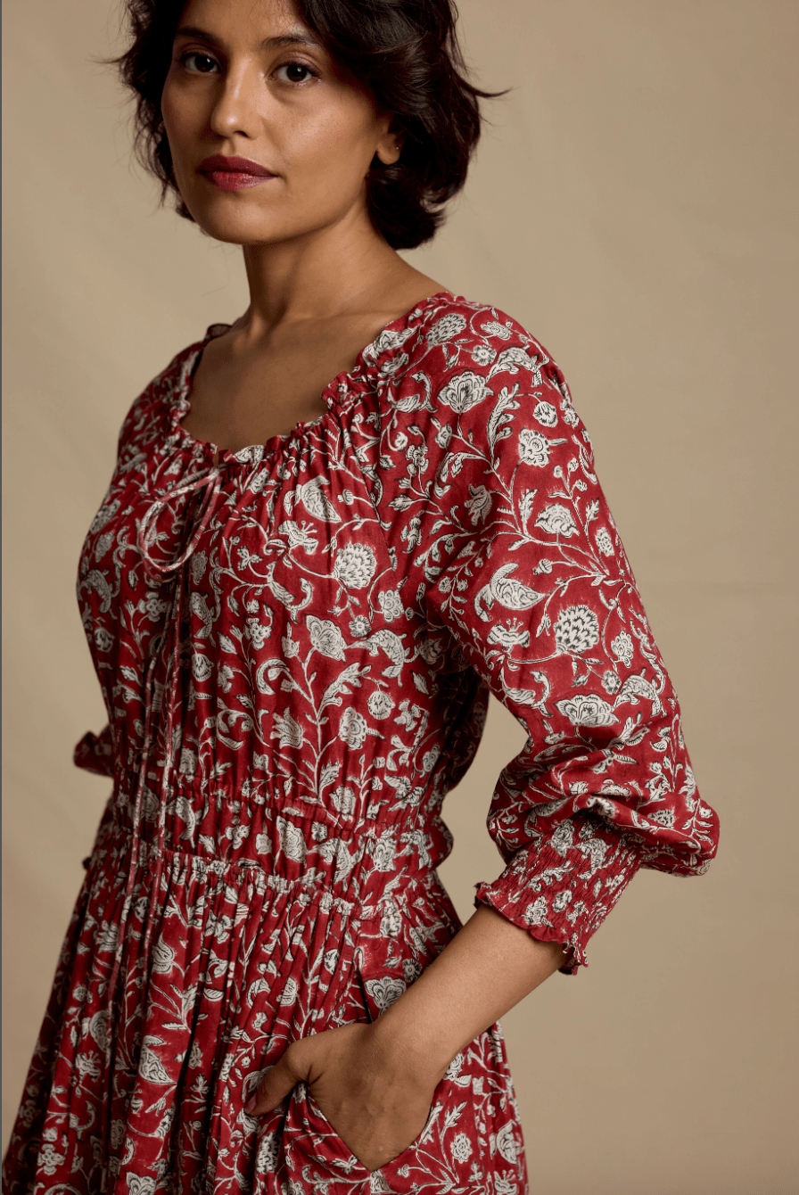 Daydress Dress Camille Dress in Ruby Petal