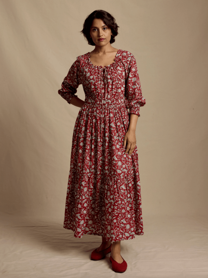 Daydress Dress Camille Dress in Ruby Petal