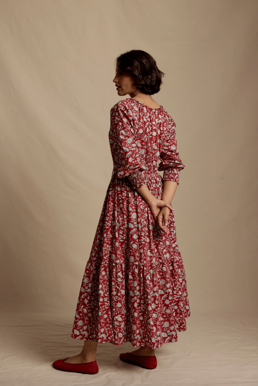 Daydress Dress Camille Dress in Ruby Petal