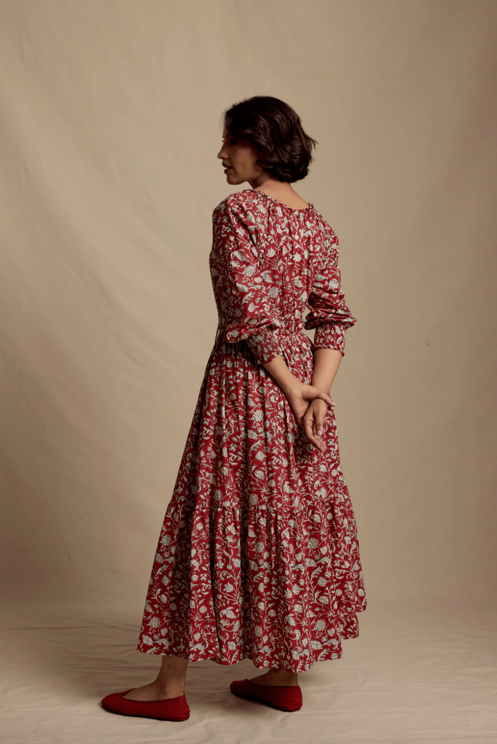 Daydress Dress Camille Dress in Ruby Petal