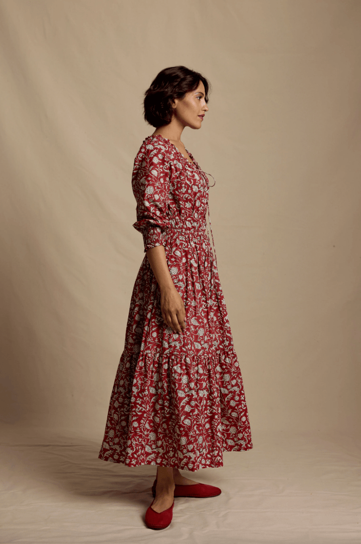 Daydress Dress Camille Dress in Ruby Petal