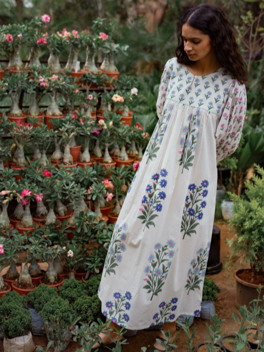 Daydress Dress Capri Kaftan in Summer Kashmir Flower
