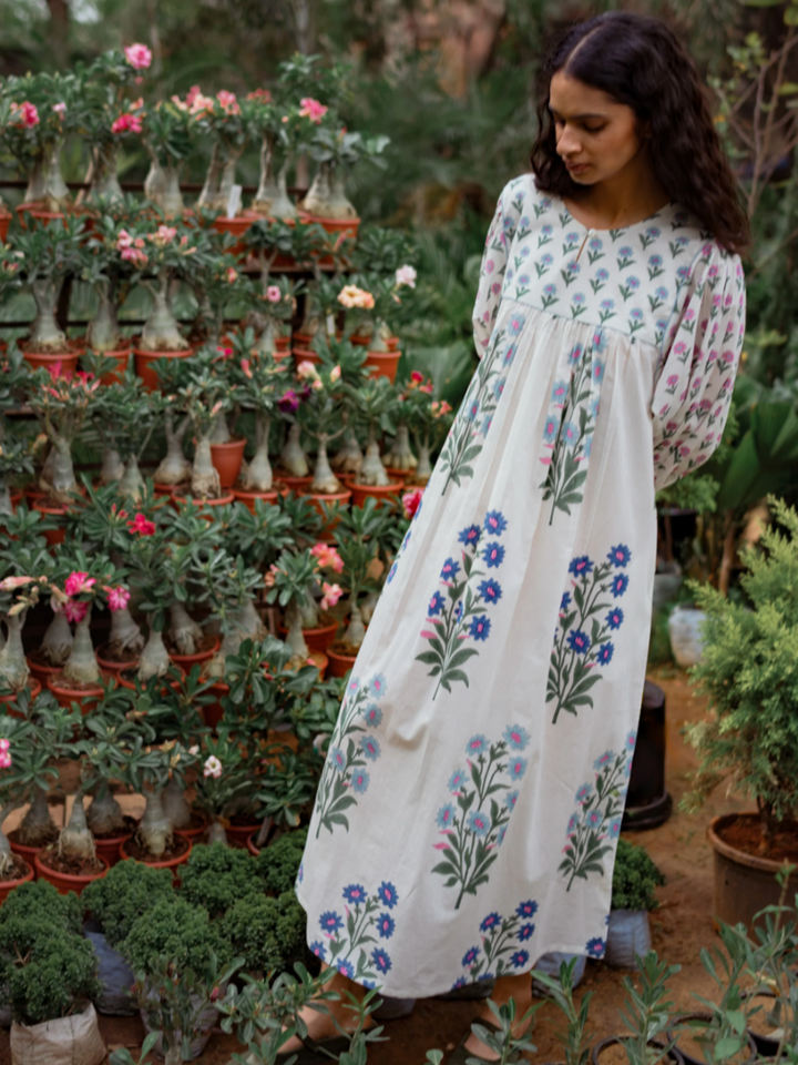 Daydress Dress Capri Kaftan in Summer Kashmir Flower