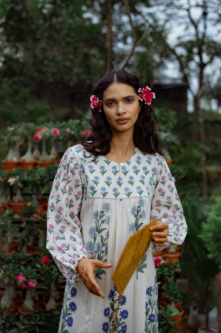 Daydress Dress Capri Kaftan in Summer Kashmir Flower