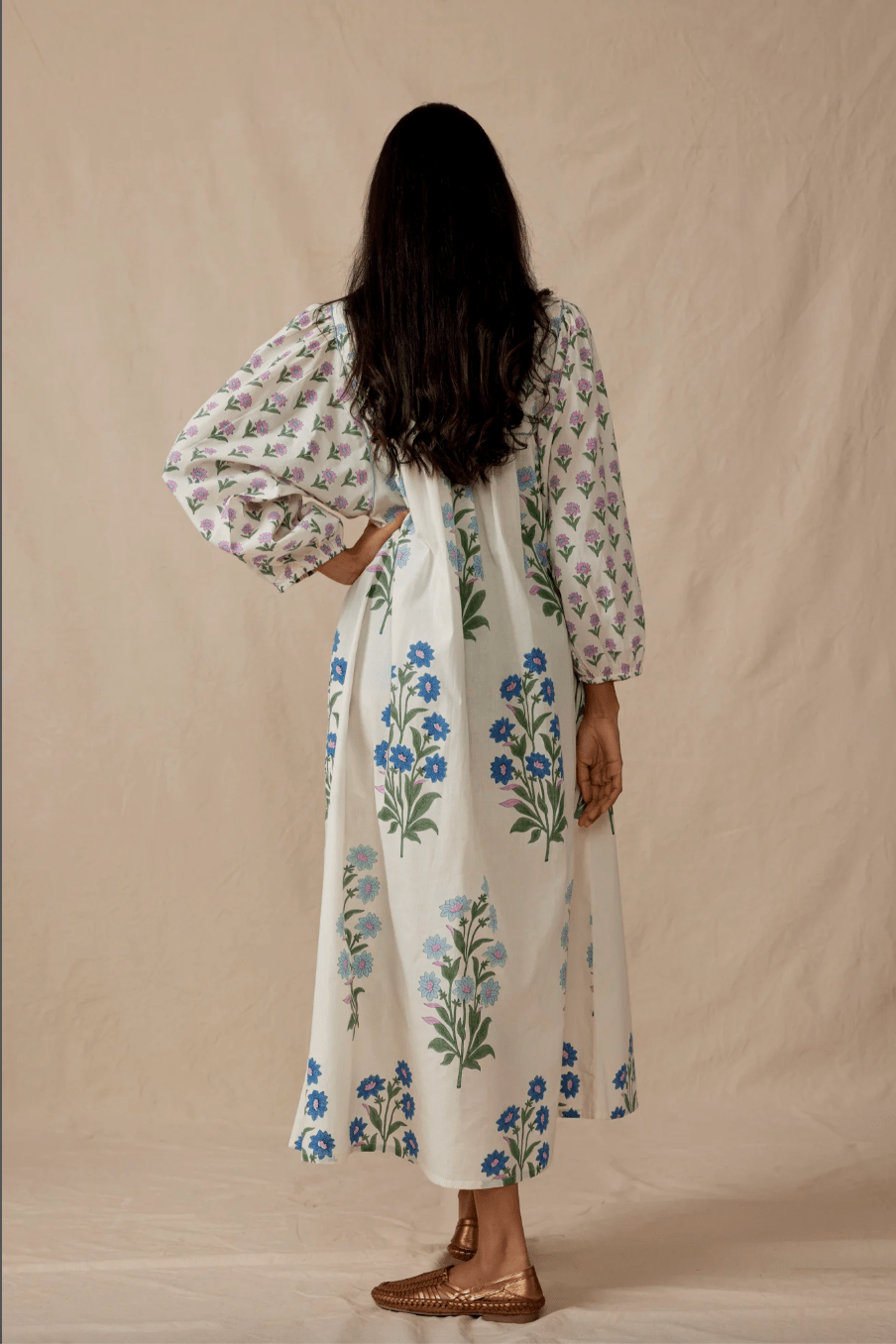 Daydress Dress Capri Kaftan in Summer Kashmir Flower