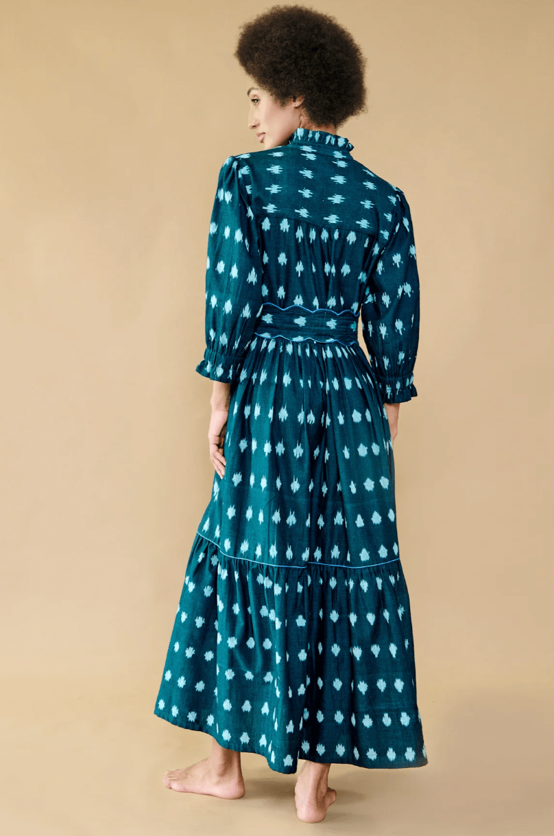 Daydress Dress Daydress | Colette Dress in Emerald Ikat