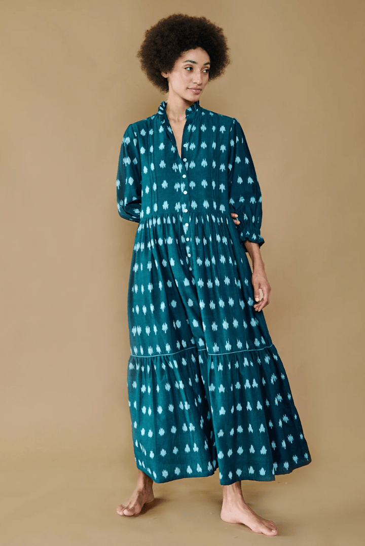 Daydress Dress Daydress | Colette Dress in Emerald Ikat