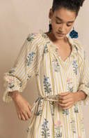Daydress Dress Daydress |  Travelling Dress in Yellow Jodhpur Stripe