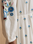 Daydress Dress Lina Dress in Aegean Embroidery