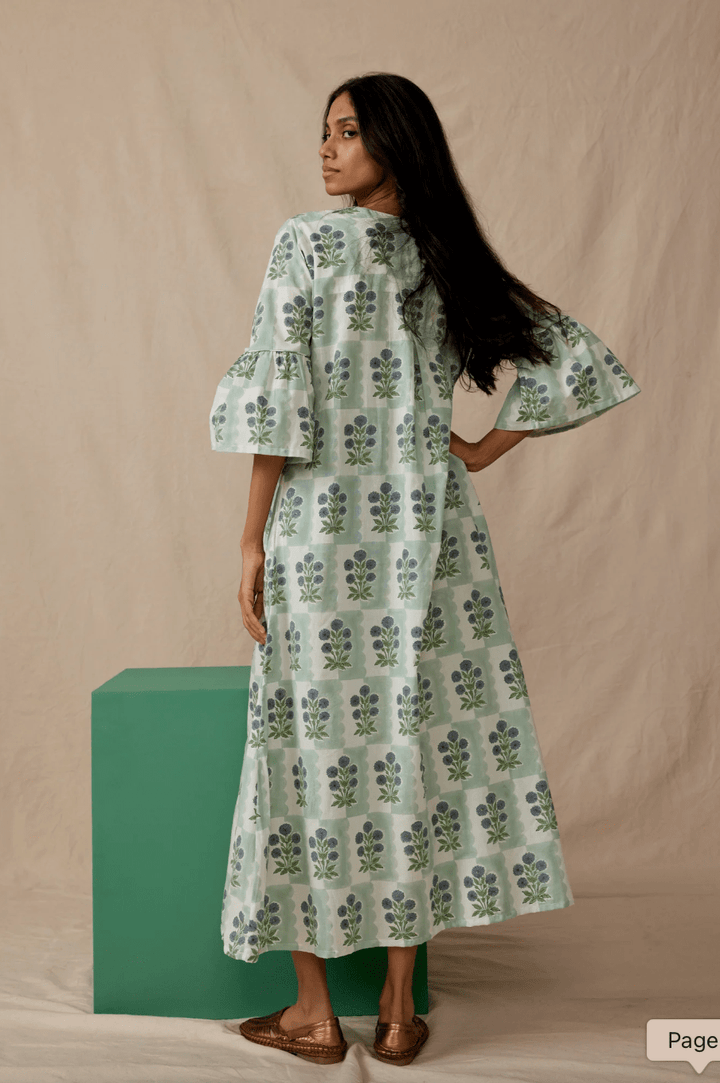 Daydress Dress Tinos Kaftan in Ice Marigold