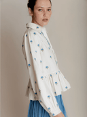 Daydress Top Pascale Shirt in Aegean Embroidery