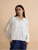 Daydress Top Phoebe Shirt in Ottoman Applique