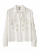 Daydress Top Phoebe Shirt in Ottoman Applique