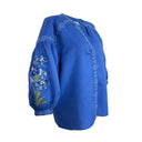 De Castro Top Small / Blue The Royal Blue Blouse