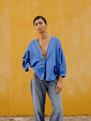 De Castro Top Small / Blue The Royal Blue Blouse