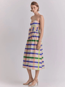 De Loreta Dress The Dalila Dress in Aqua