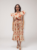 De Loreta Dress The Gabo Dress in Peonia Red