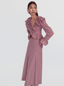 De Loreta Skirt Valencia Skirt in Vichy Red