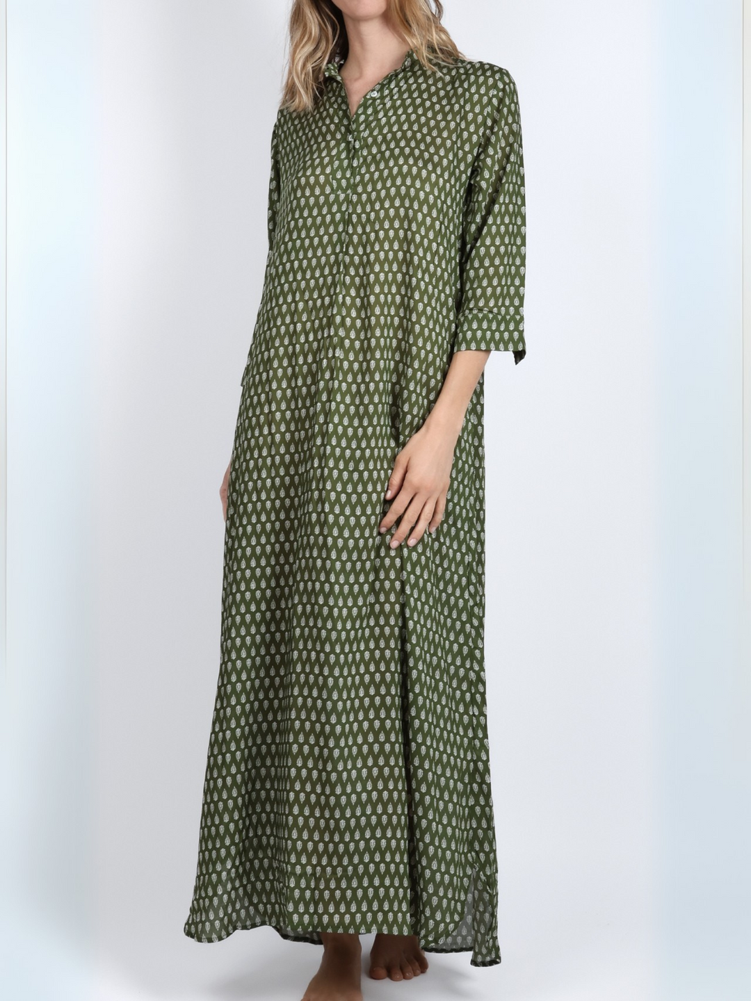 Gael Dress in Olive