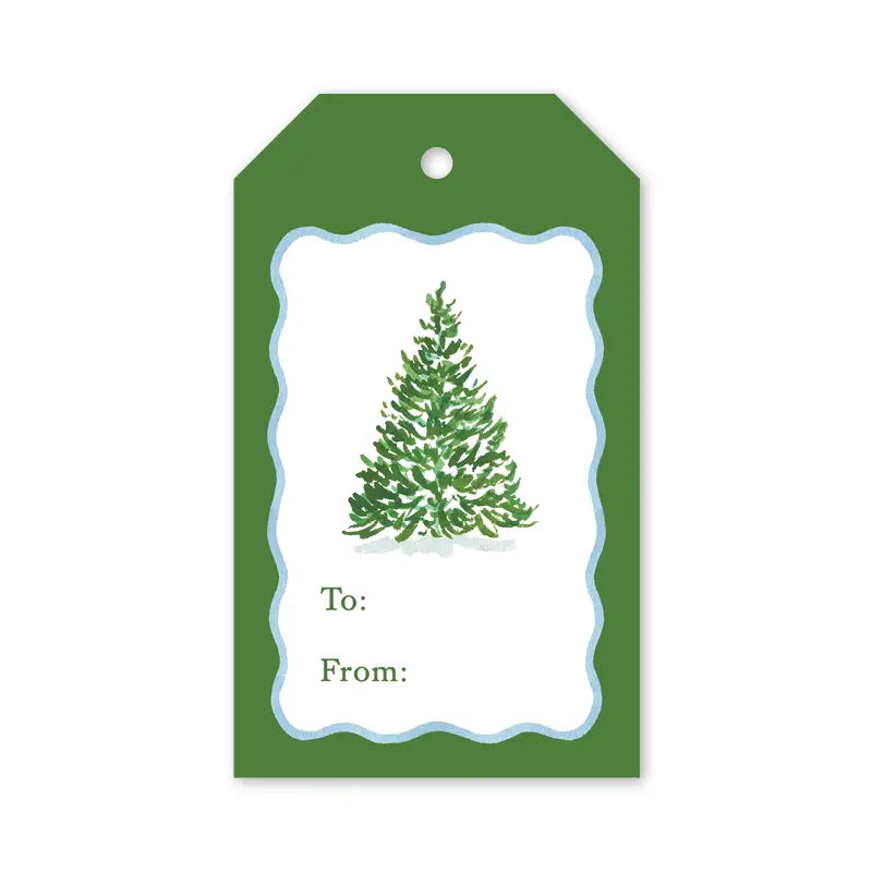 Winter Toile Gift Tags