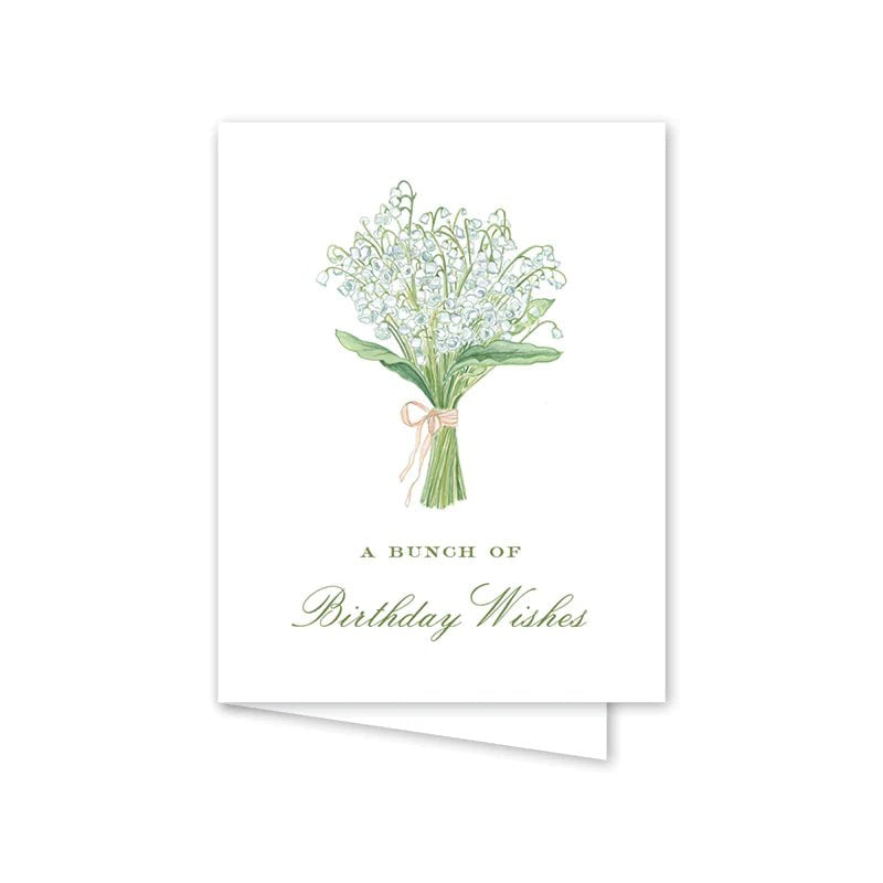 Dogwood Hill Stationary Lily of the Valley Birthday Card