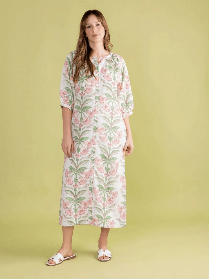 Double A Dress Madeline Dress in Lily Stripe