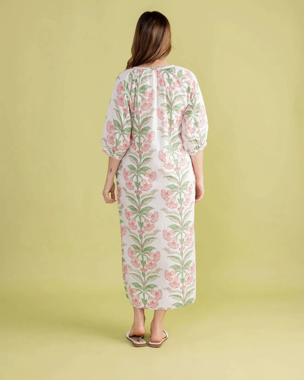 Double A Dress Madeline Dress in Lily Stripe