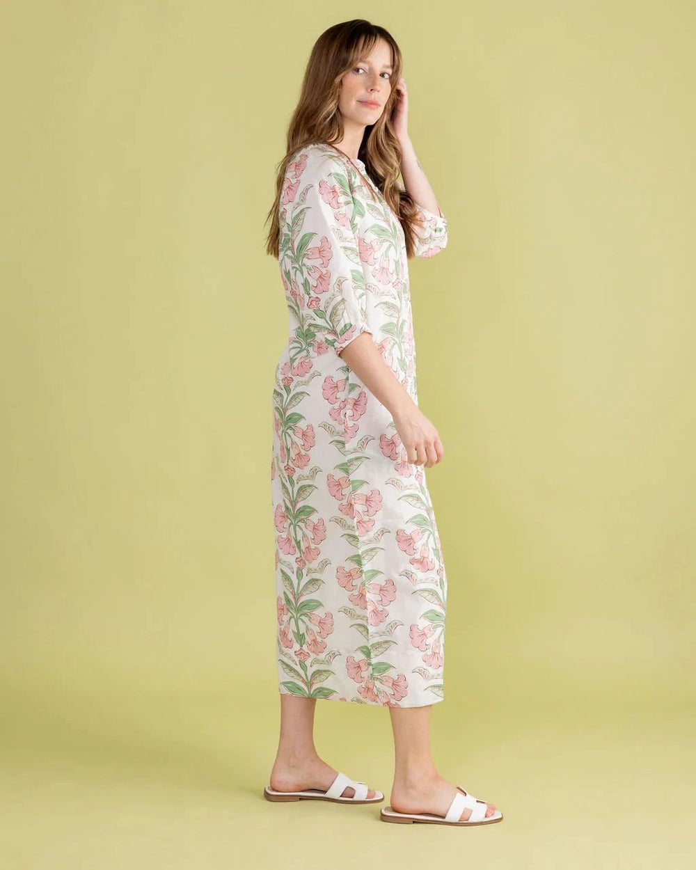 Double A Dress Madeline Dress in Lily Stripe
