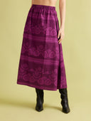 Double A Skirt Marisol Skirt in Garden Motif