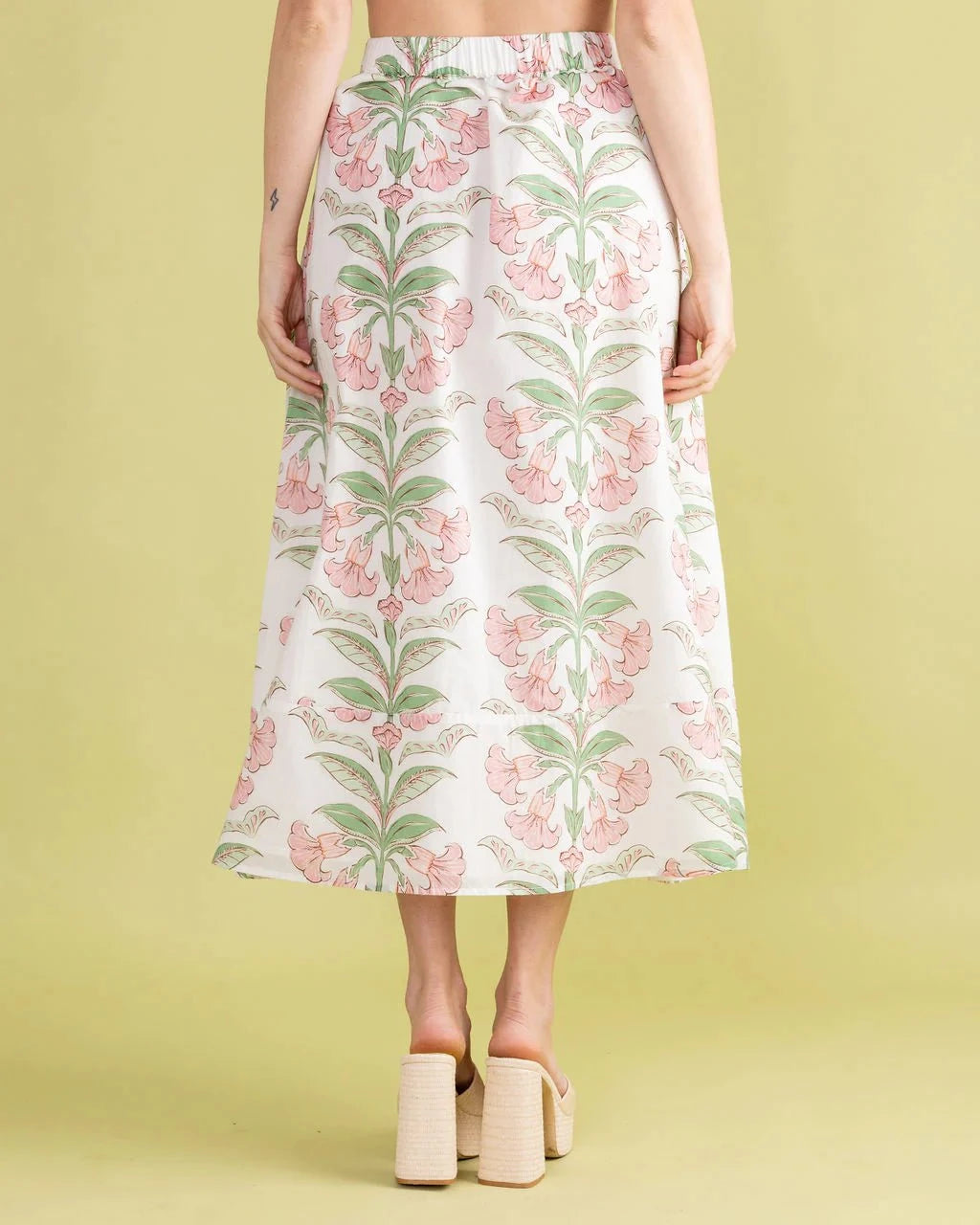 Double A Skirt Marisol Skirt in Lily Stripe