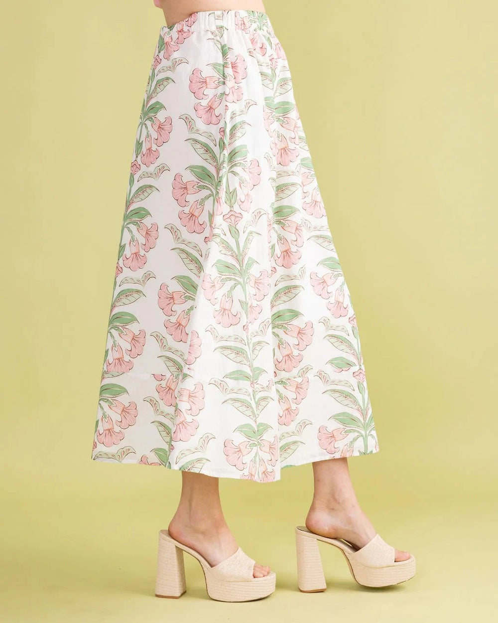 Double A Skirt Marisol Skirt in Lily Stripe