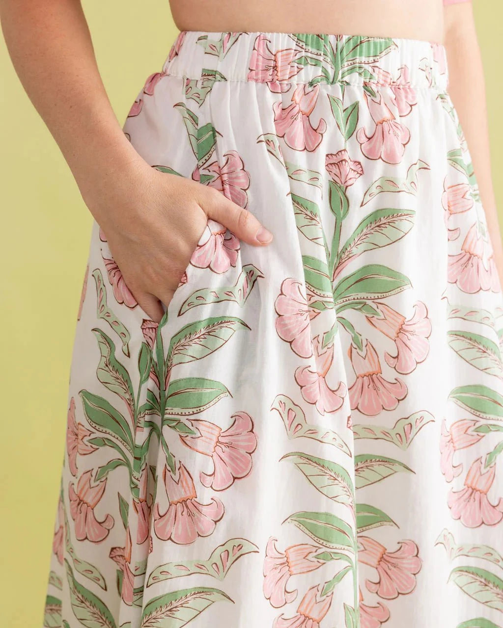 Double A Skirt Marisol Skirt in Lily Stripe