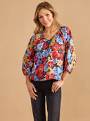 Double A Top Beatrice Top in Nocturnal Garden