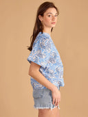 Double A Top Elena Top in Tigris