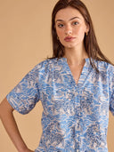 Double A Top Elena Top in Tigris
