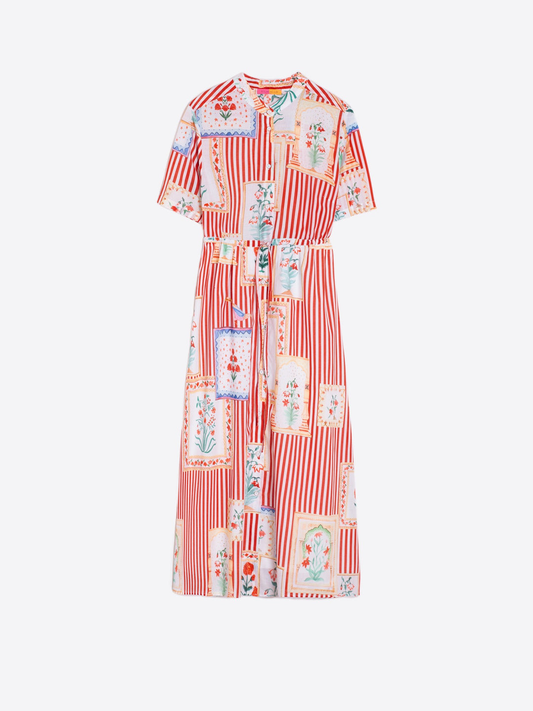 Aroa  Dress in Patchwork