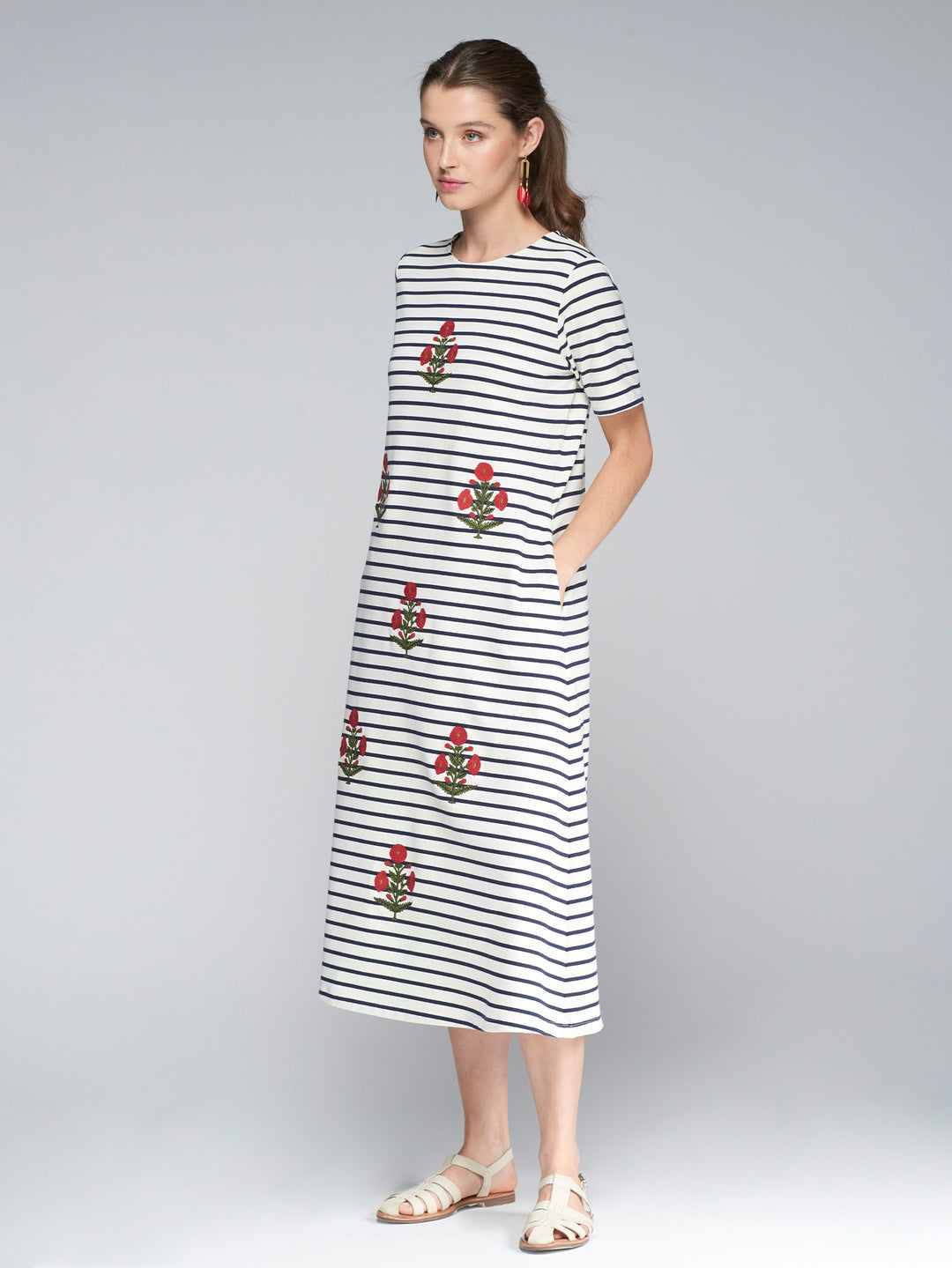 Clara Dress in Punto Raya