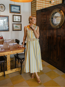 Duffield Lane Dress Wesley Dress in Charleston Sunset Stripe