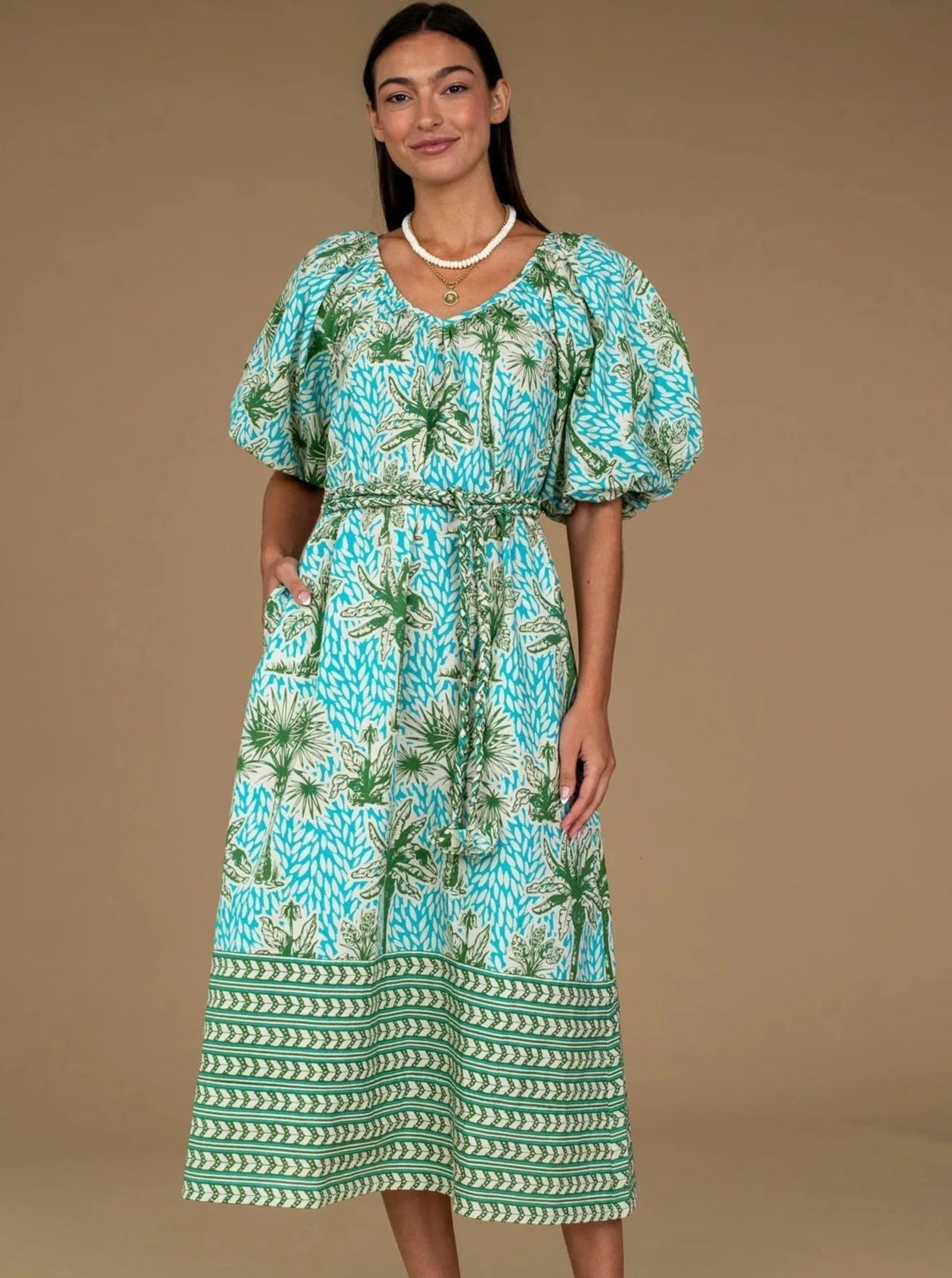 Elizabeth James Dress Penny Dress in Island Palm