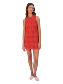 Irene Dress in Linear Rose Crochet