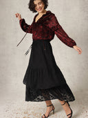 Emily Lovelock Skirts Annia Skirt in Black