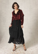 Emily Lovelock Skirts Annia Skirt in Black