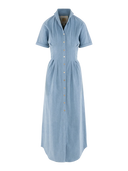 Emily McCarthy Dress Georgia Dress in Classic Denim