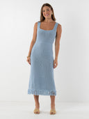 Emily McCarthy Dress Tulum Knit Dress in Nantucket Breeze
