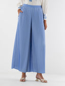 Emily McCarthy Pant Pleated Pant in Grapemist