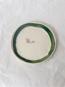 Erika Christine Ceramics Ceramic Emerald Cornflower Catchall Plate